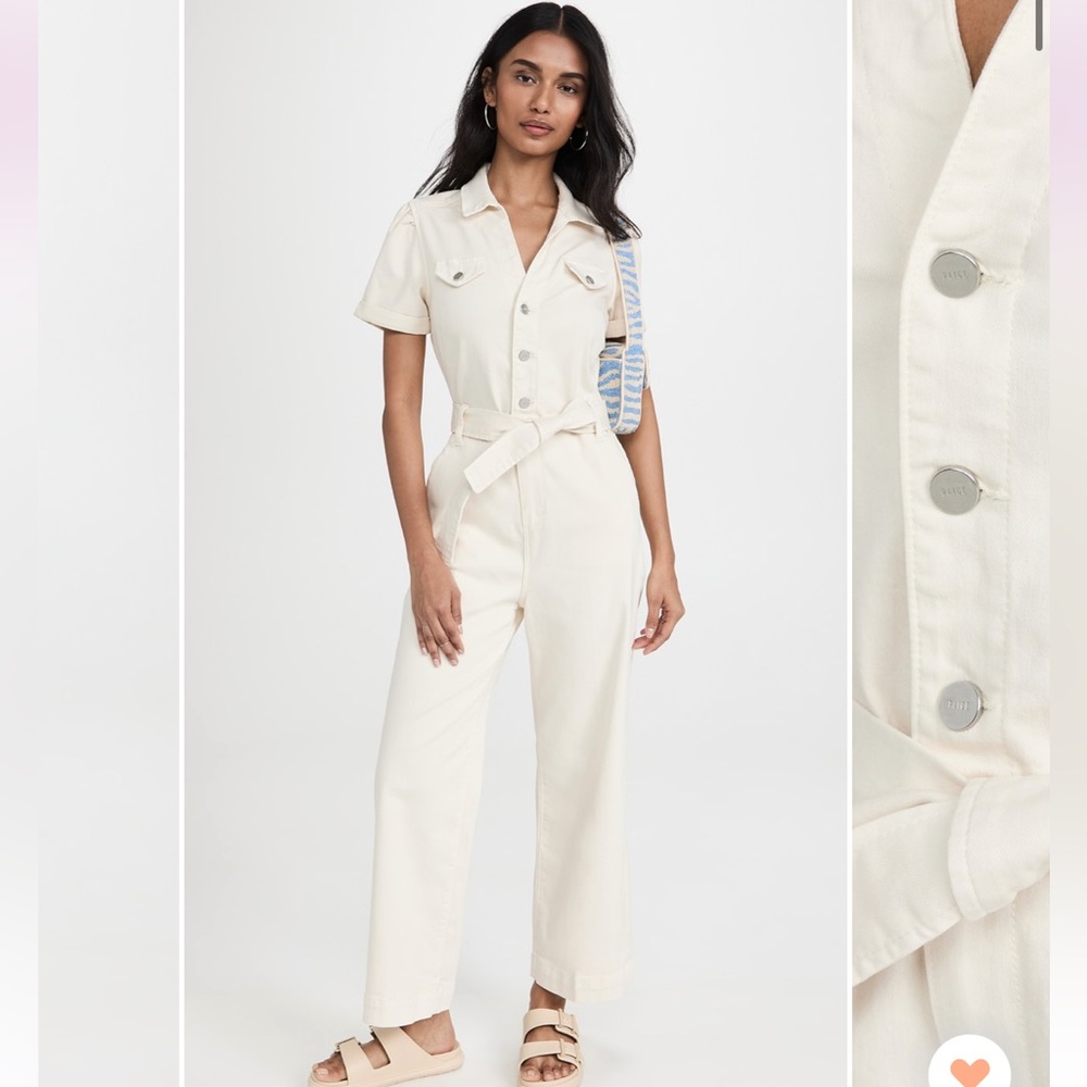 NEW Paige Anessa Puff Sleeve Jumpsuit (0)